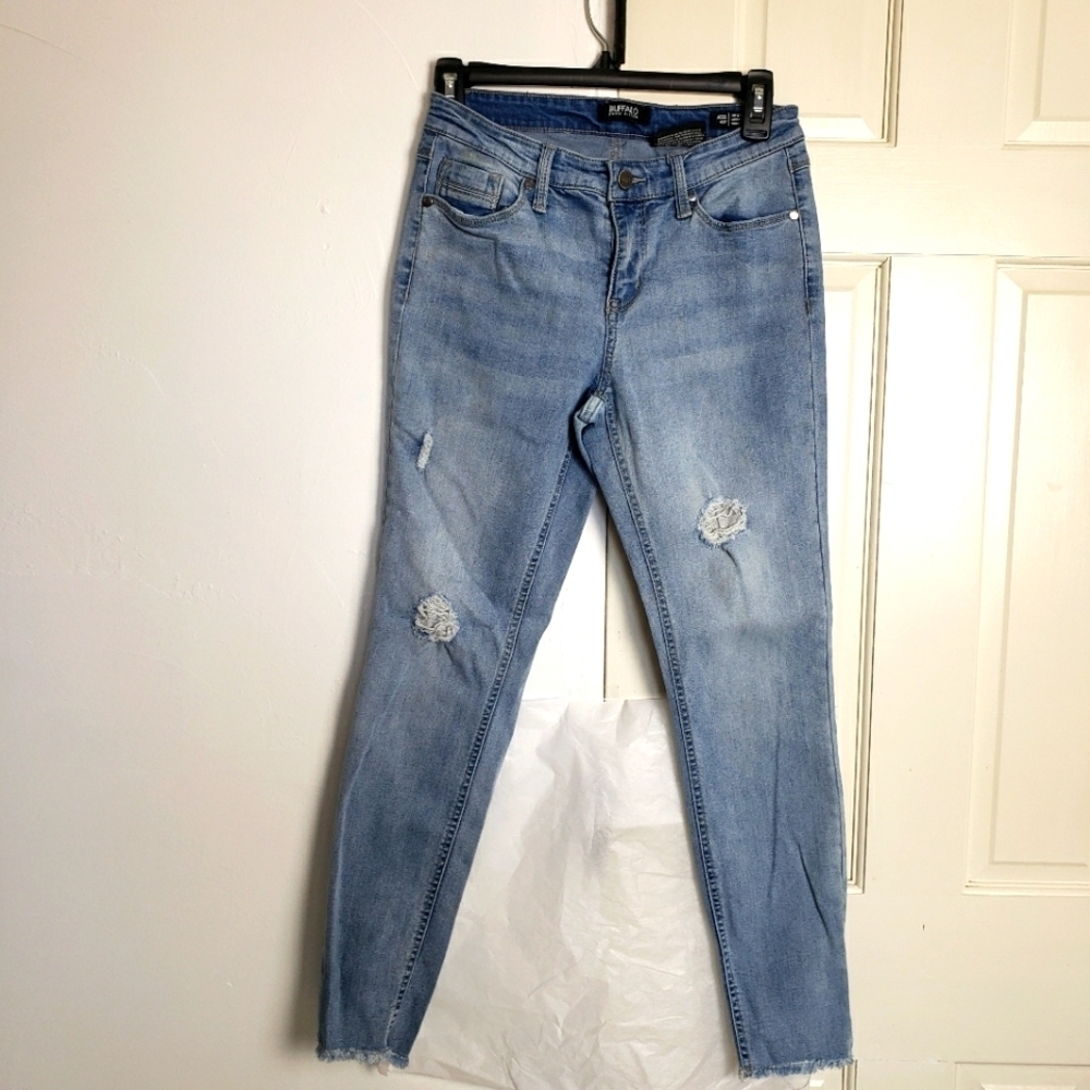 Buffalo David Bitton Soul Born Free Distressed Skinny Women's Jeans Size 4